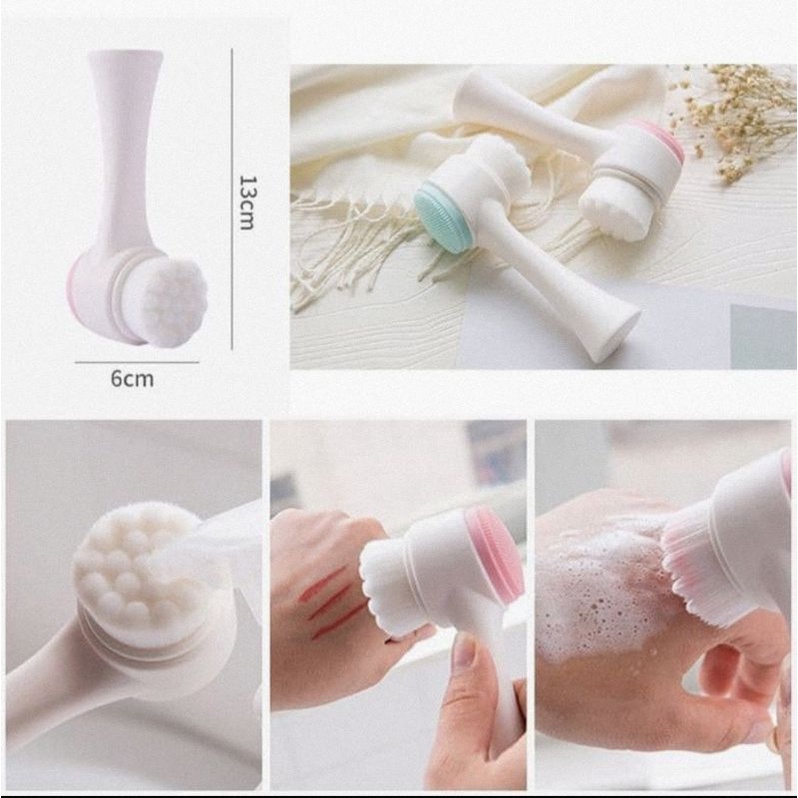 FACIAL CLEANSING BRUSH / SIKAT WAJAH 2 SISI