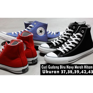  Sepatu  Converse Alstar Pria dan Wanita Ukuran  38  39 42 43 