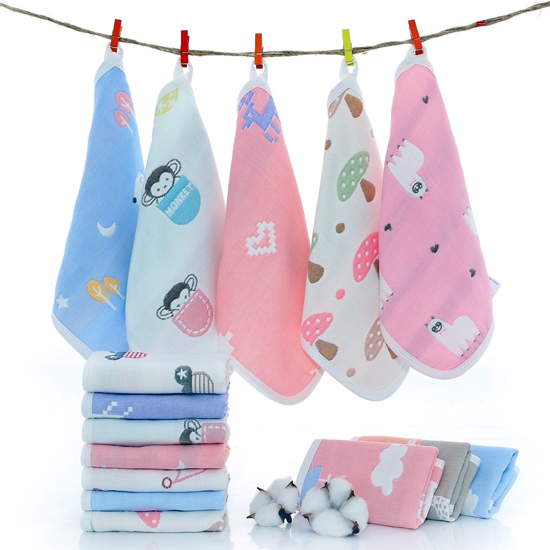 HANDUK KECIL / SAPU TANGAN BAYI 6 LAPIS Saputangan katun