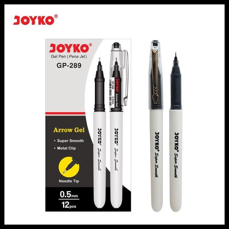 

GEL PEN PULPEN PENA JOYKO GP-289 ARROW GEL 0.5 MM 1 BOX 12 PCS