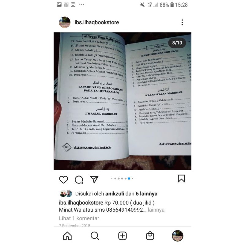 terjemah alfiyyah Alfiyyahku istimewa kajian analisa dan tanya jawab