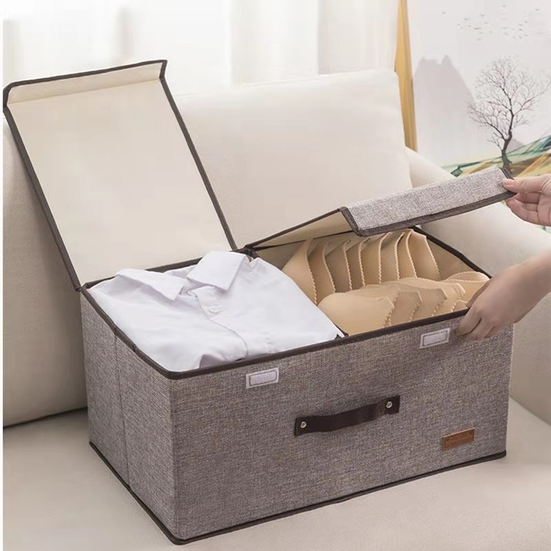 HomiHomi Storage Box Baju Tempat Penyimpanan Pakaian Keranjang Medium atau Large USB002