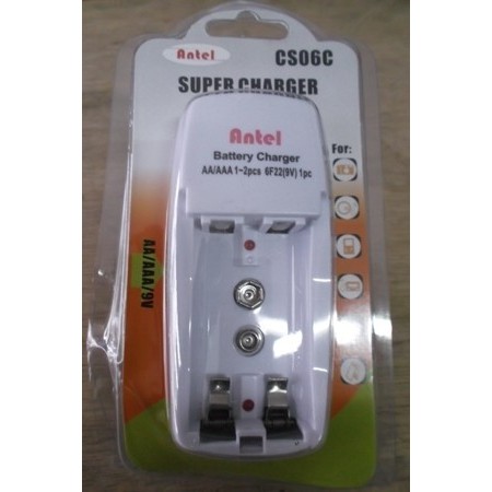 Charger Cas Baterai AA AAA A2 A3 Petak 9v 6F22 Battery Charger Antel