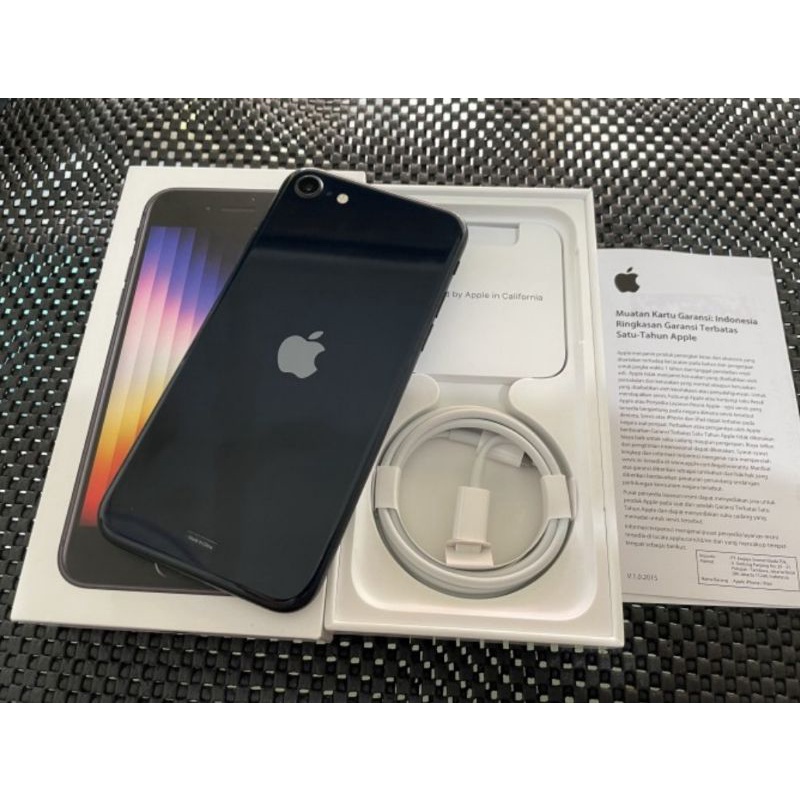 Iphone SE gen 3 2022 128 gb garansi resmi