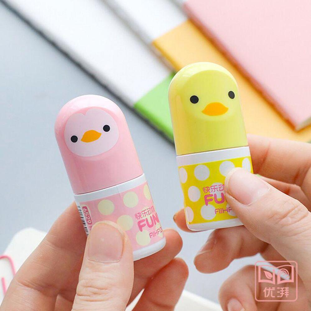 REBUY Rebuy Correction Fluid Portable Kawaii Alat Koreksi Pasokan Kantor Novelty Chick White Corrector Korektor Tulisan