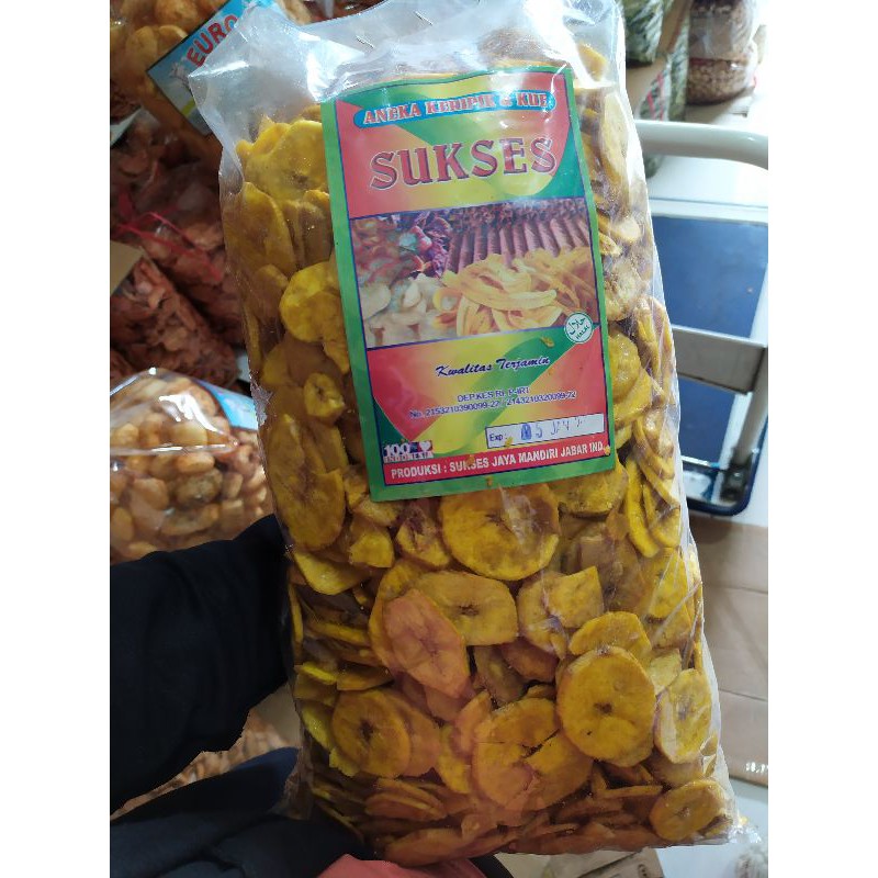 

Keripik Pisang Manis 1kg/ Kripik pisang kiloan