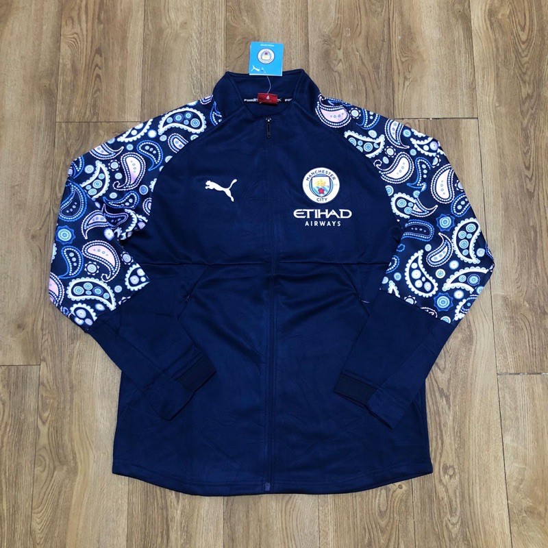 JAKET BOLA MANHESTER CITY GRADE ORI PREMIUM | JAKET SEPAK BOLA IMPORT THAILAND