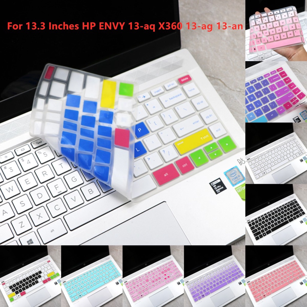 Cover Pelindung Keyboard Laptop Hp Envy 13-aq X360 13-ag 13-an Bahan Silikon Ultra Tipis