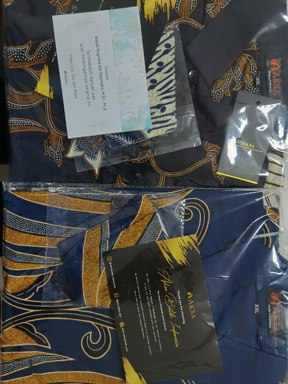 Hem Pendek Aksa Batik Melviano Gracelia