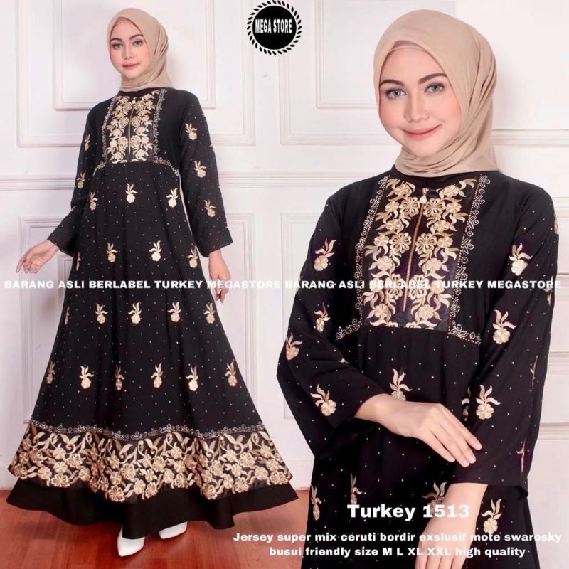 ABAYA TERBARU TURKEY ORIGINAL MEGASTORE