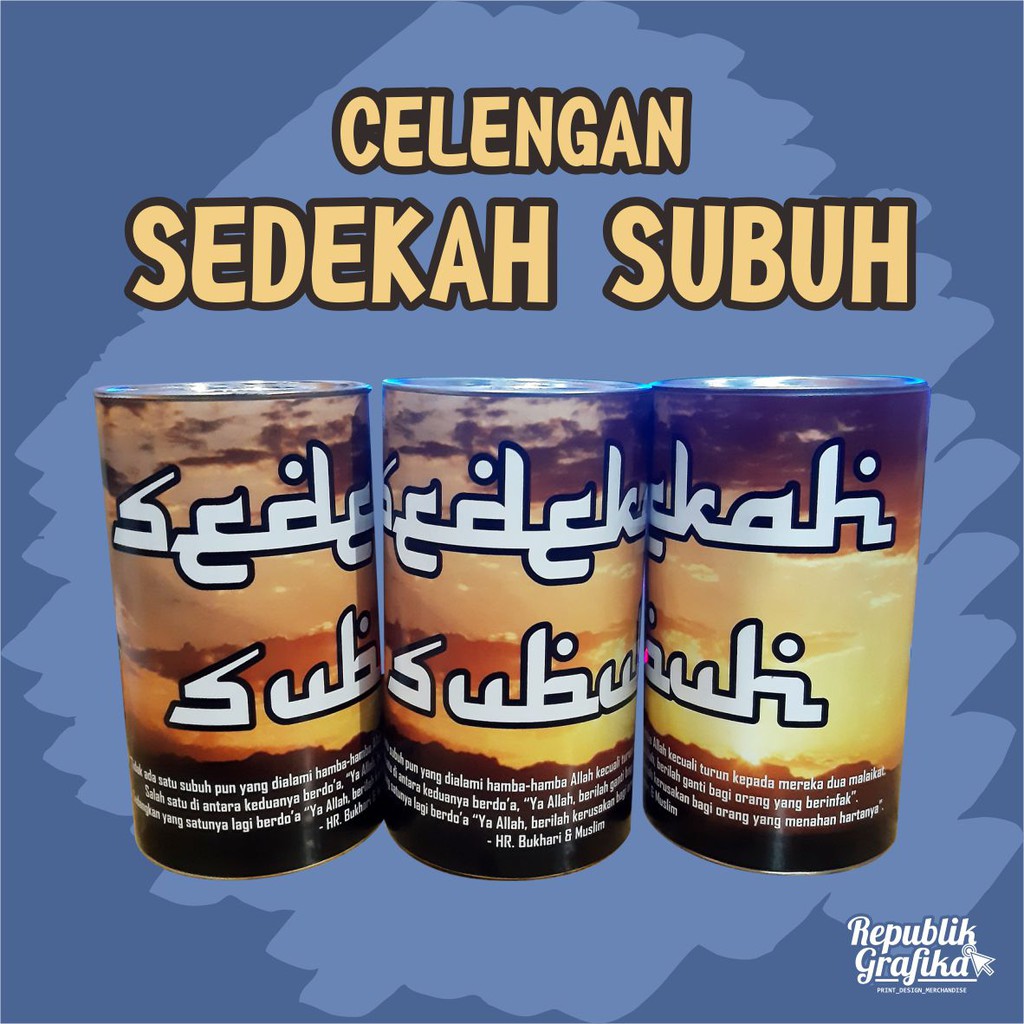 CELENGAN SEDEKAH SUBUH (READY STOCK)