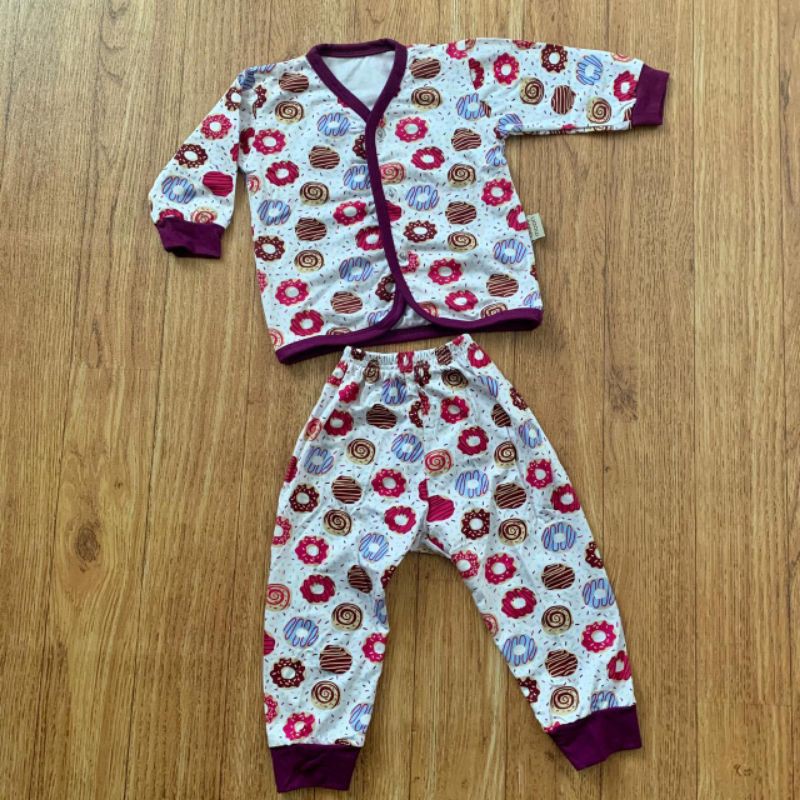 Sleepsuit dreamwear junior velvet jumper baby baju tidur bayi