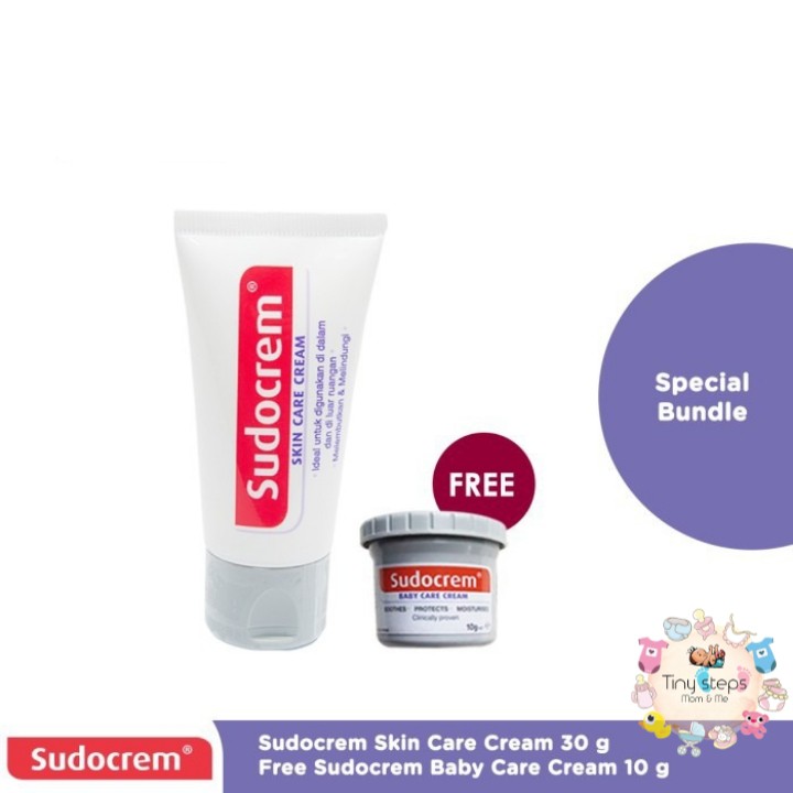 Sudocrem Skin Care Cream Tube 30gr (FREE Sudocrem Baby Care Cream 10gr)