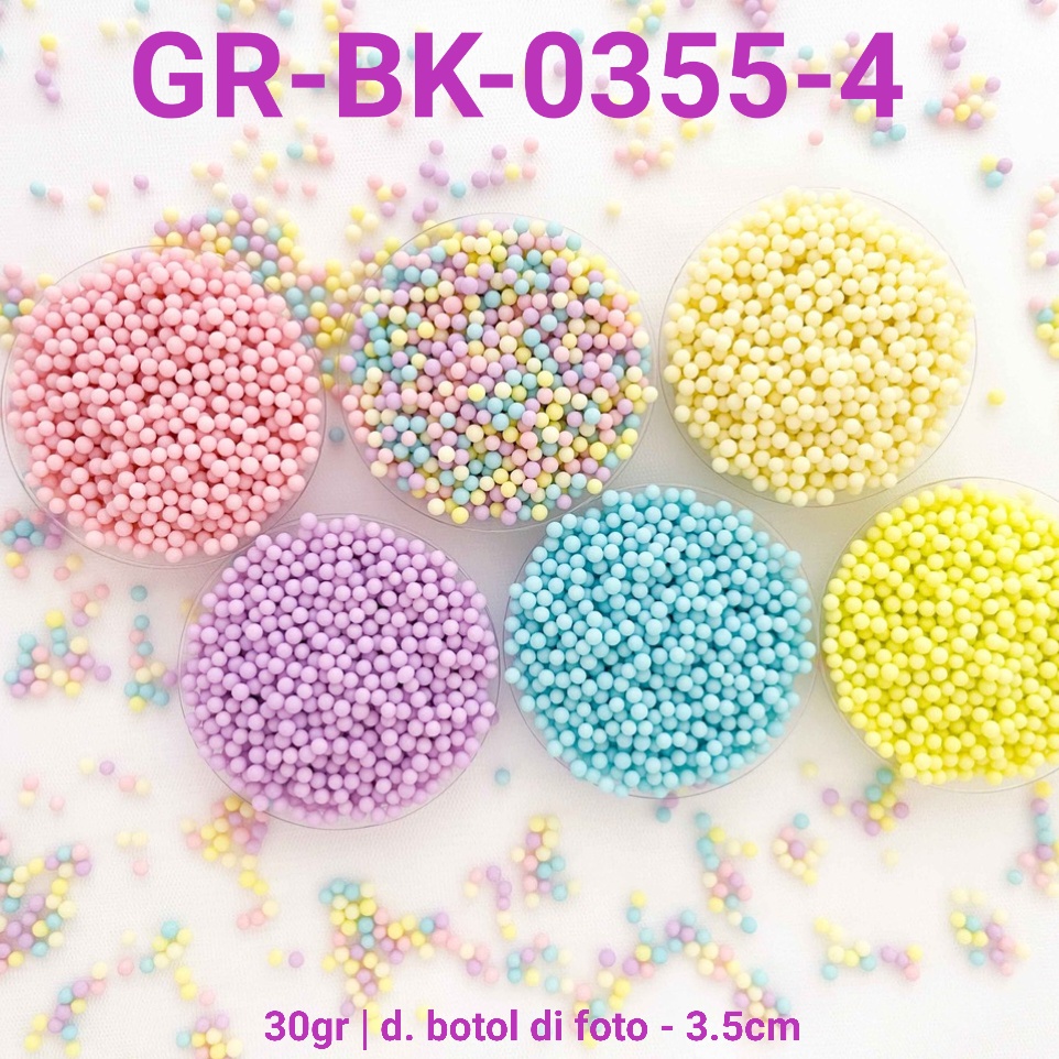 

GR-BK-0355-4 Trimit springkel sprinkles 30gr mutiara telur pastel yamama baking grosir murah sprinkles cake dekorasi mutiara trimit decoration story sprinklestory sprinklesstory sprinkle story yamama baking