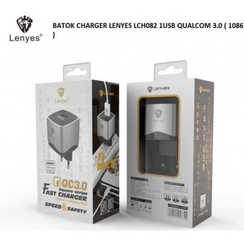 LCH-082 1USB Batok Lenyes Ori 100% LCH082 1 USB Charger Grosir