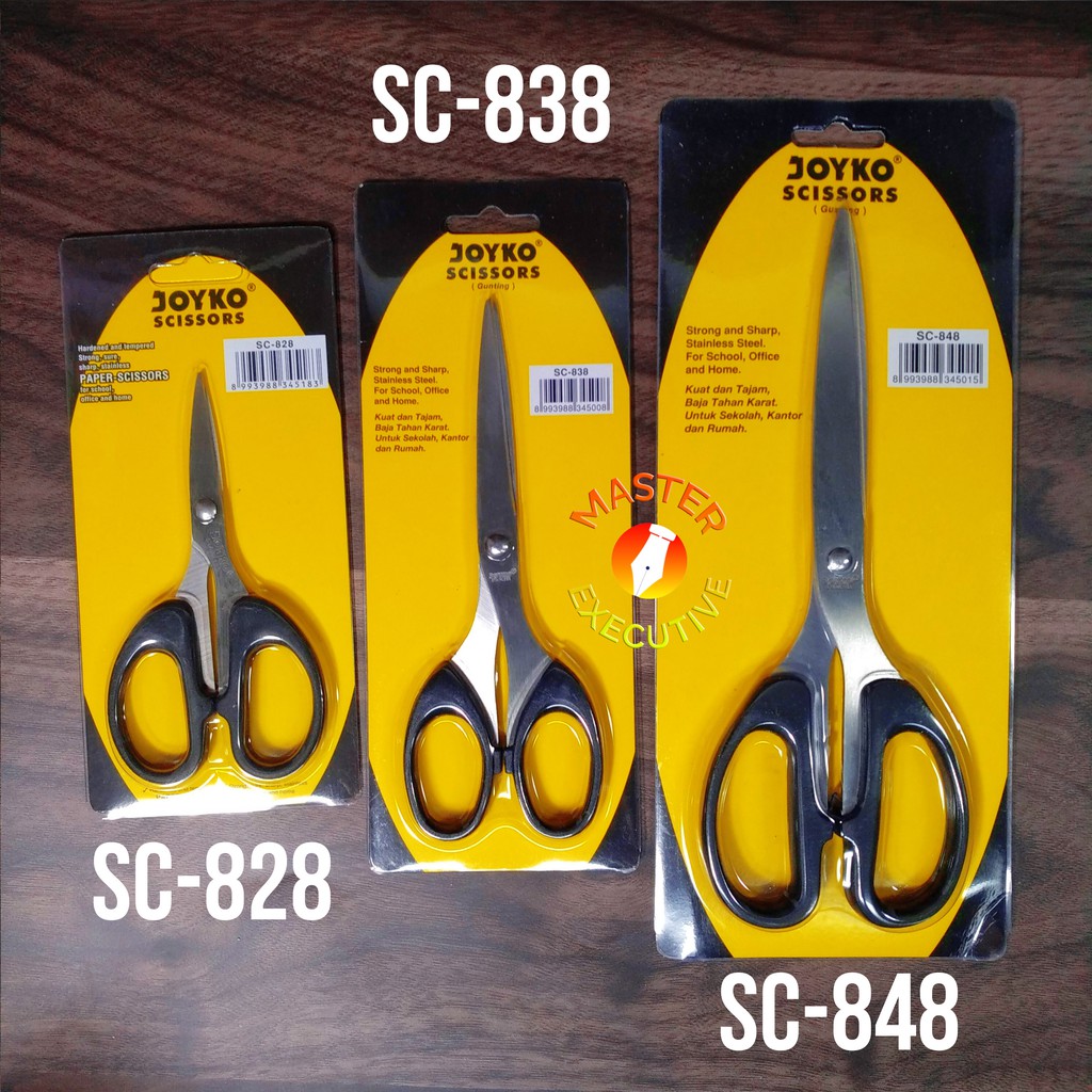 [Buah] Joyko Gunting Kertas Sedang SC-838 / Paper Scissor Stainless