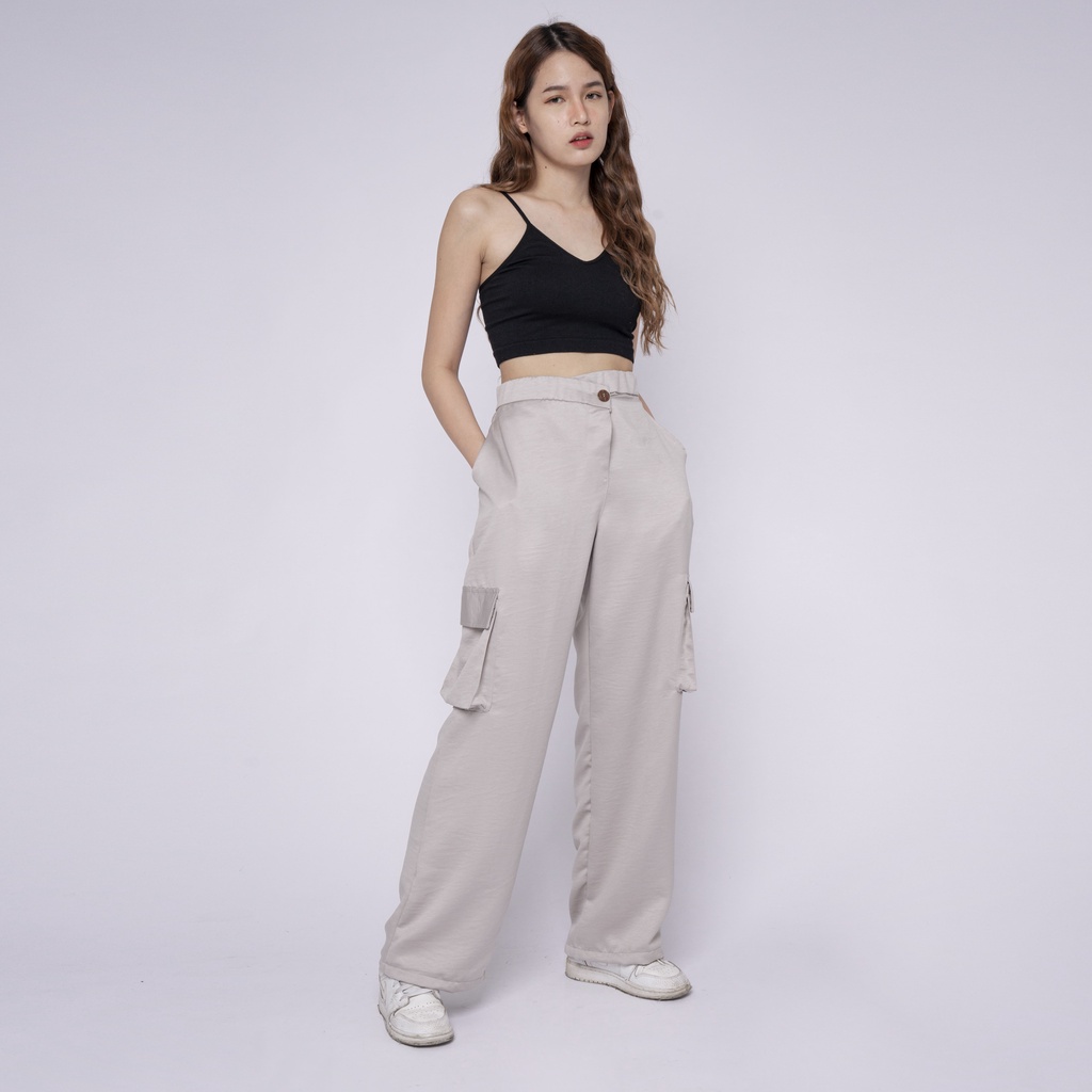 VIERLIN - HW cargo pants 359