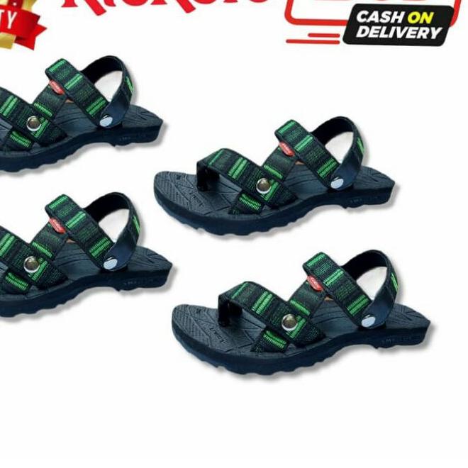 ✦ SANDAL GUNUNG_SANDAL GUNUNG KICKERS PRIA & WANITA_SANDALKEREN_100% REAL PICT _SANDAL ANTI SLIP_HIJ