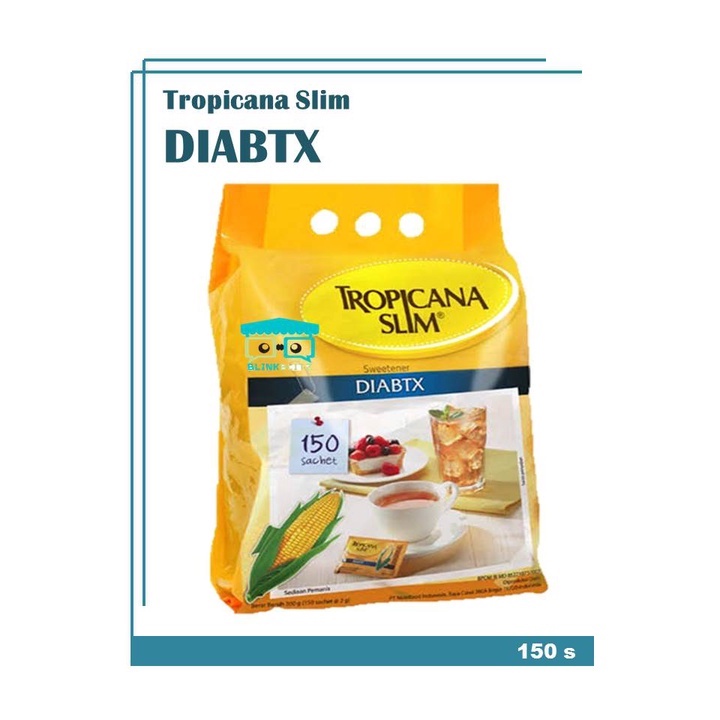 

GULA TROPICANA SLIM DIABTX SWEETENER JAGUNG DIABETES DIET 150 SACHET HALAL