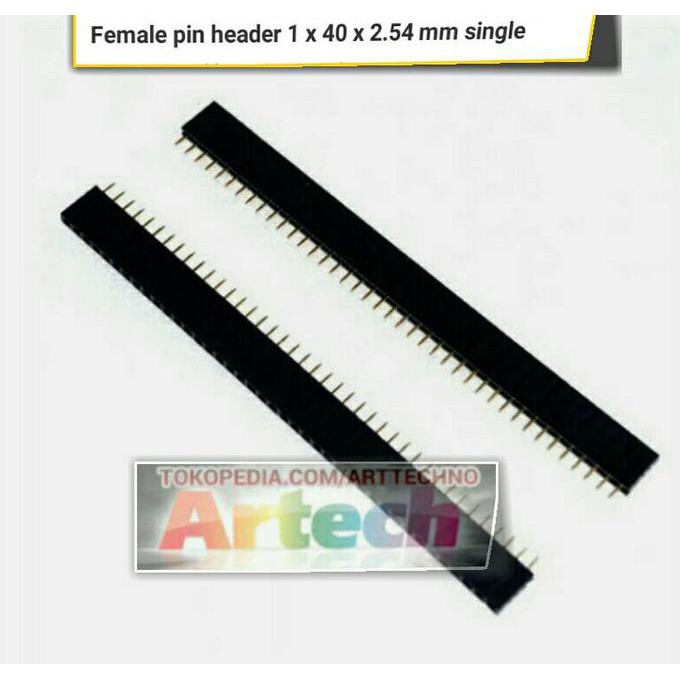 

Pin Header Female 1 X 40 ( 2.54 Mm ) 40 Pin Artec01 Ayo Order