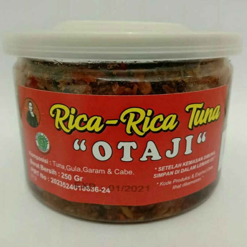

Otaji oseng tuna asap 250 gram rasa rica-rica
