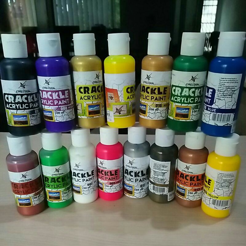 

crackle acrylic paint 100ml
