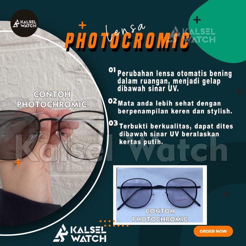 Kacamata Fotokromik Anti Radiasi Lensa Berubah Warna Hitam Original Frame Besar Kotak Antiradiasi Pria Wanita Korea Korea 2 In 1 Potokromik Photochromic Fotocromic Potocromic Kcamata Photo Foto Cromic Fotokromik FTK6