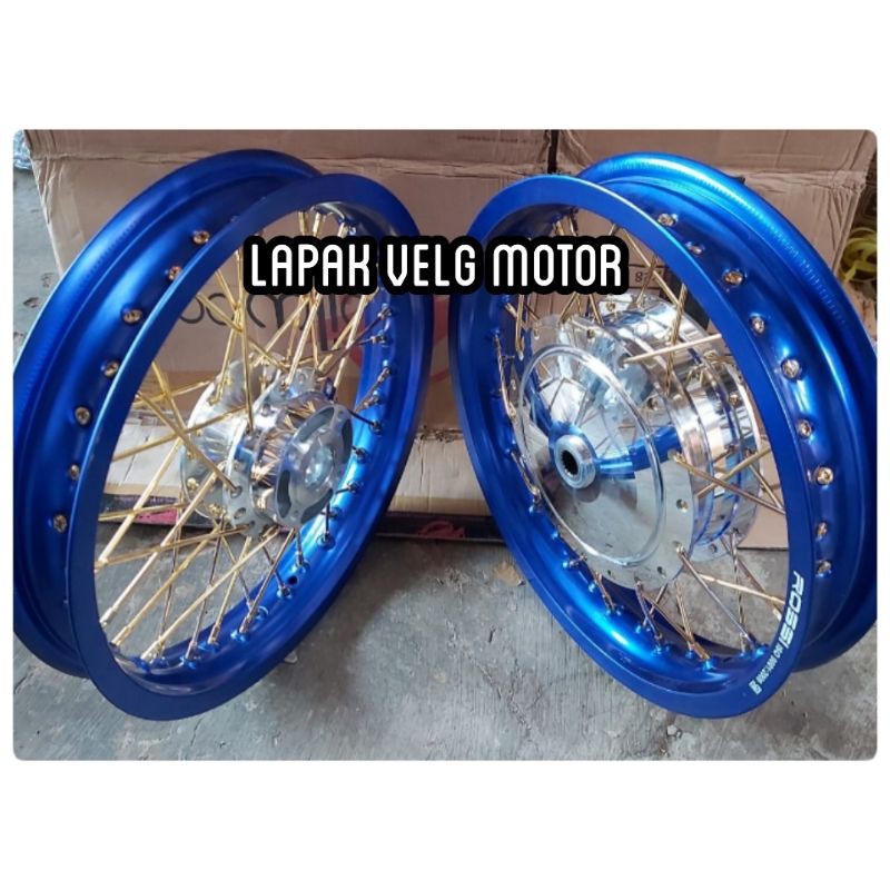 velg mio sporty ,mio smile ,mio soul lama ring 14 lebar 1.85/2.15 warna biru