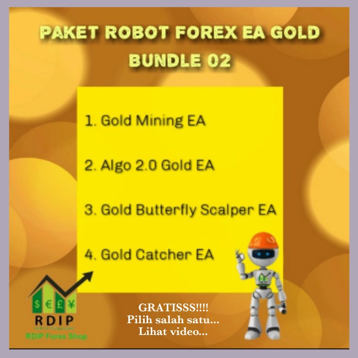 (READY) Paket Robot Forex EA Gold - Bundle 02
