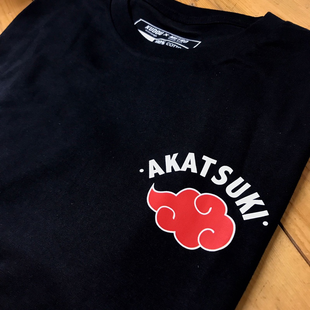 Tshirt Akatsuki Shinobi Organization Naruto Shipuden Black