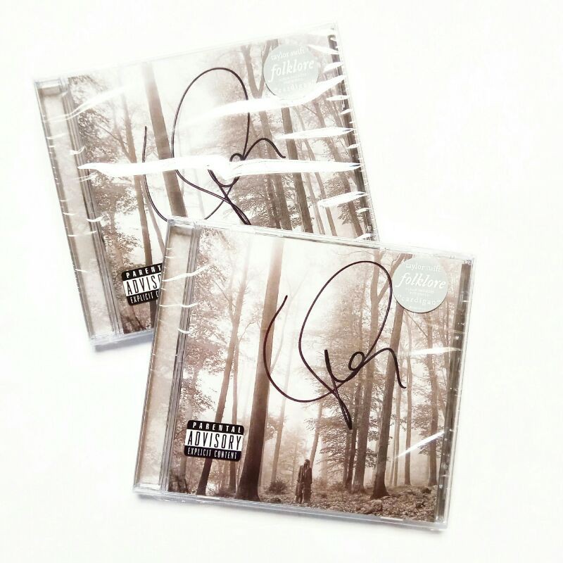 Taylor Swift Folklore Album Signed CD