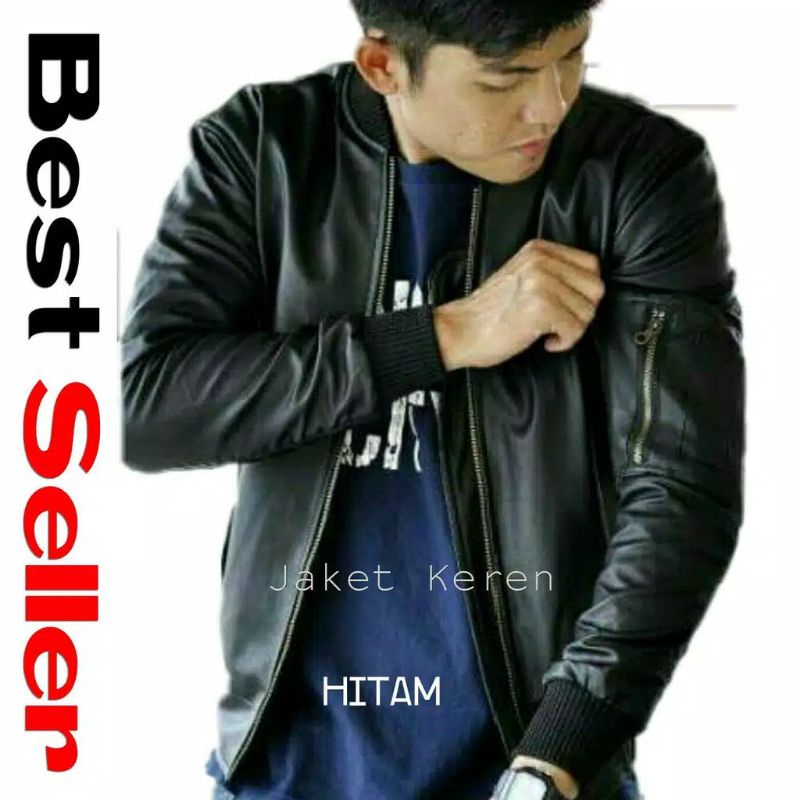 Jaket Kulit Pria Bomber Super Jumbo/ Jaket Pria Jumbo/ Jaket Semi Kulit BIGSIZE XXL XXXL 4XL 5XL 6XL