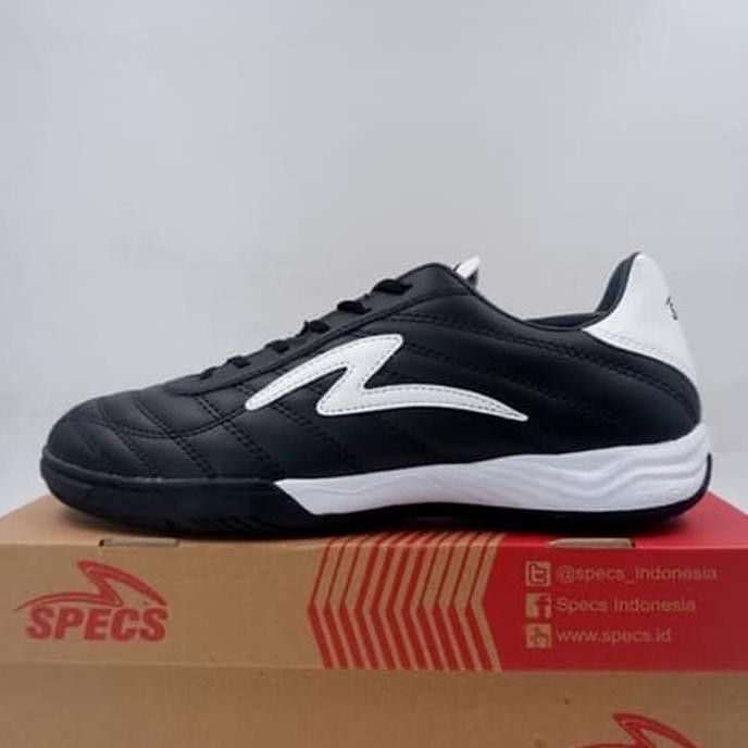 Sepatu Futsal Specs Metasala Roma IN Black White 401412 Original BNIB