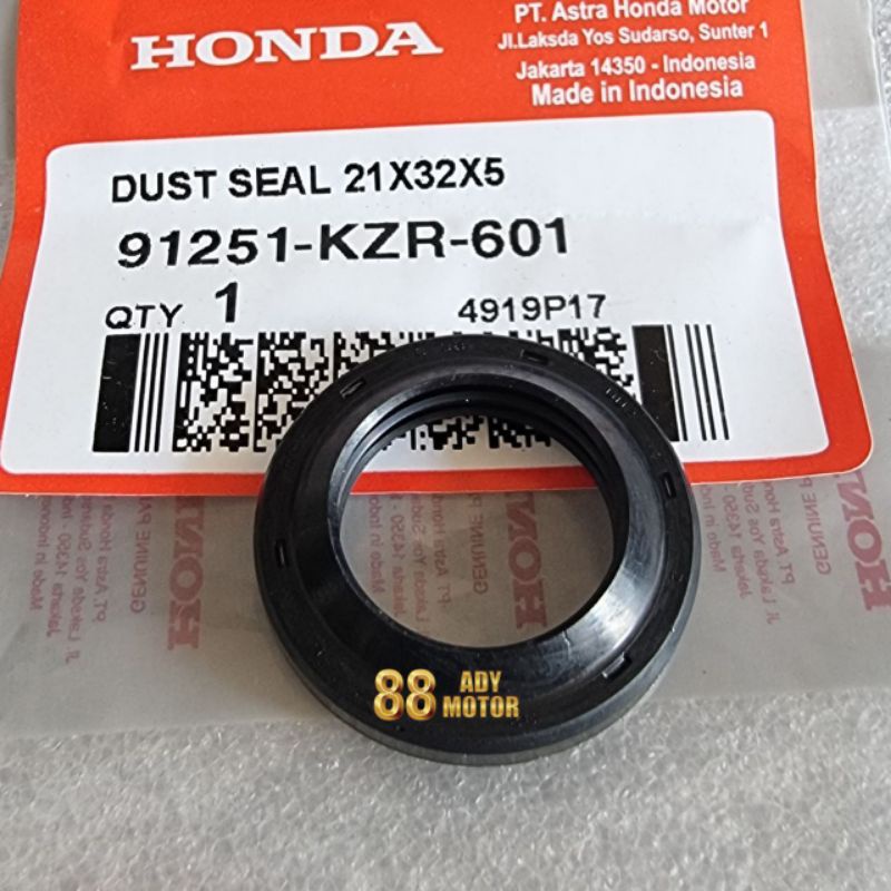 Seal Roda Depan KZR Vario 110 125 150, Scoopy Led, Beat Esp Original Honda