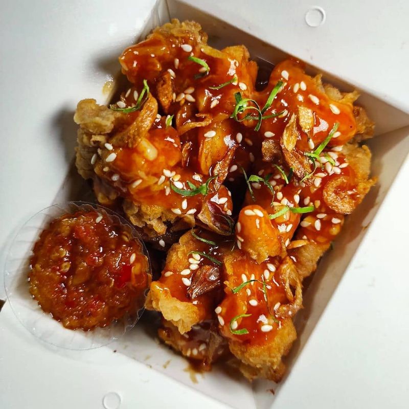 

Chicken honey rice box
