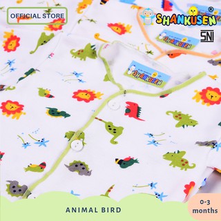  Baju  Bayi  Pendek Shankusen  Animal Bird 3 pcs Shopee 