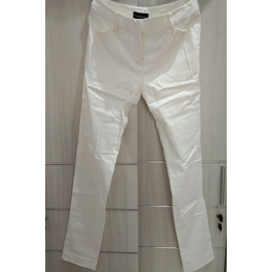 The Executive Basic Skinny Pants White (Preloved)