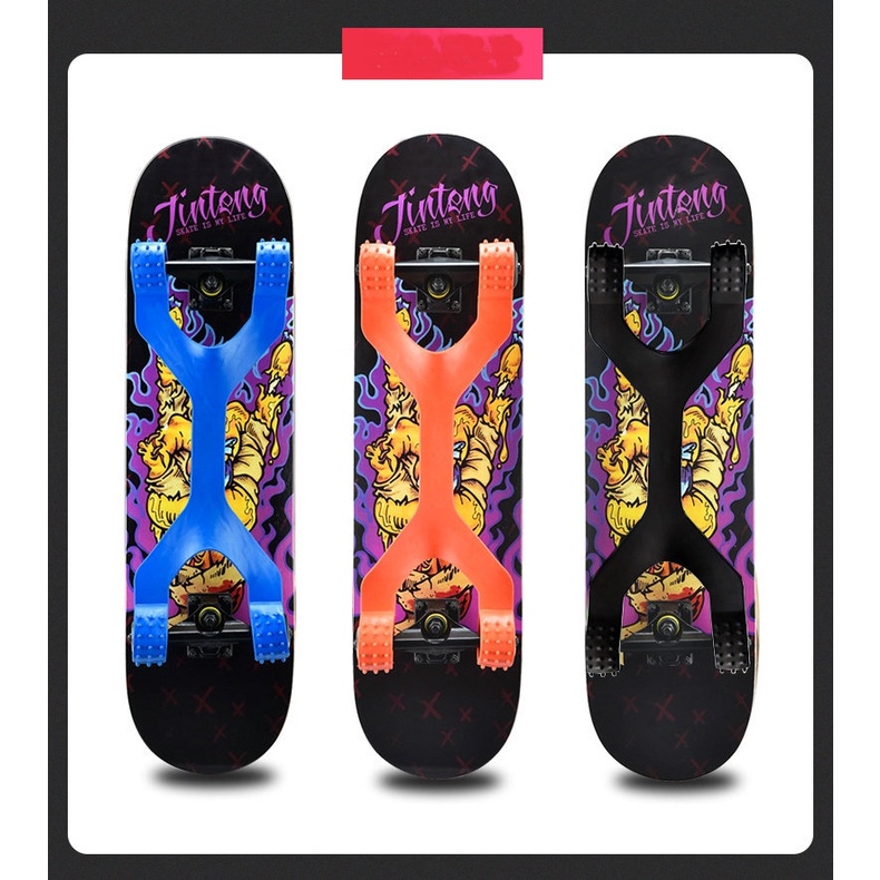 Mainan Skateboard Motif Lumba-Lumba Untuk Anak Laki-Laki Dan Perempuan