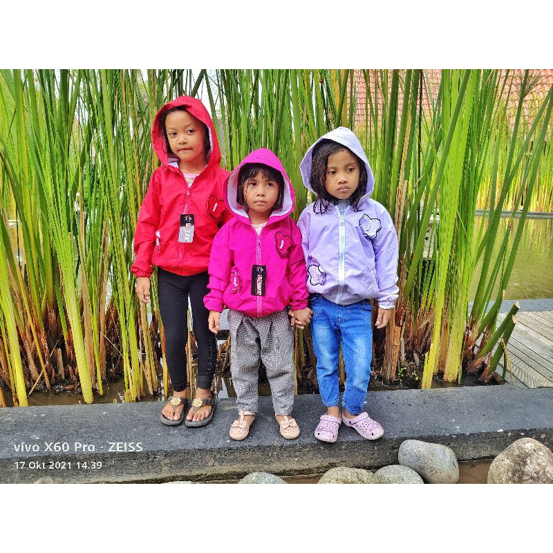jaket anak import perempuan kupu kupu lucu terbaru dan termurah