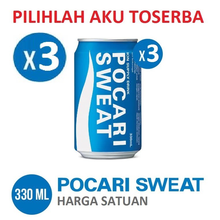 

POCARI SWEAT CAN KALENG 330 ml - ( HARGA PAKET ISI 3 )