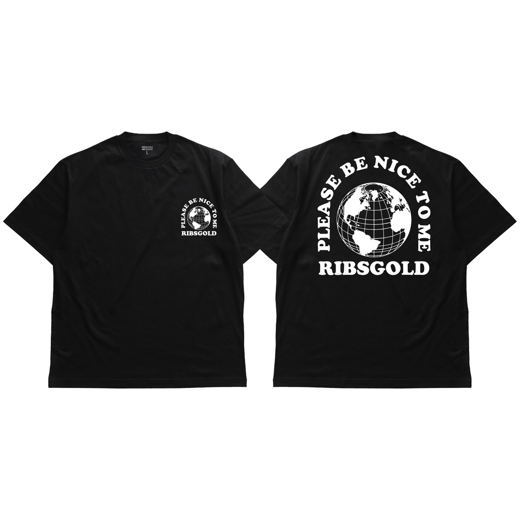 Tshirt Ribsgold FT PleaseBeNice