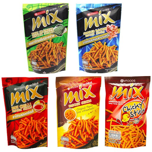 Thailand Snack Mix Sticky 60gr / Kazuki Snack / Snack Thailand