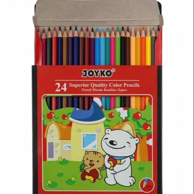 

PENSIL WARNA JOYKO ISI 24 WARNA