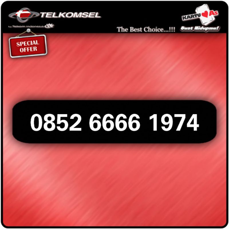 nomor cantik as telkomsel kartu as tahun lahir 1974 murah