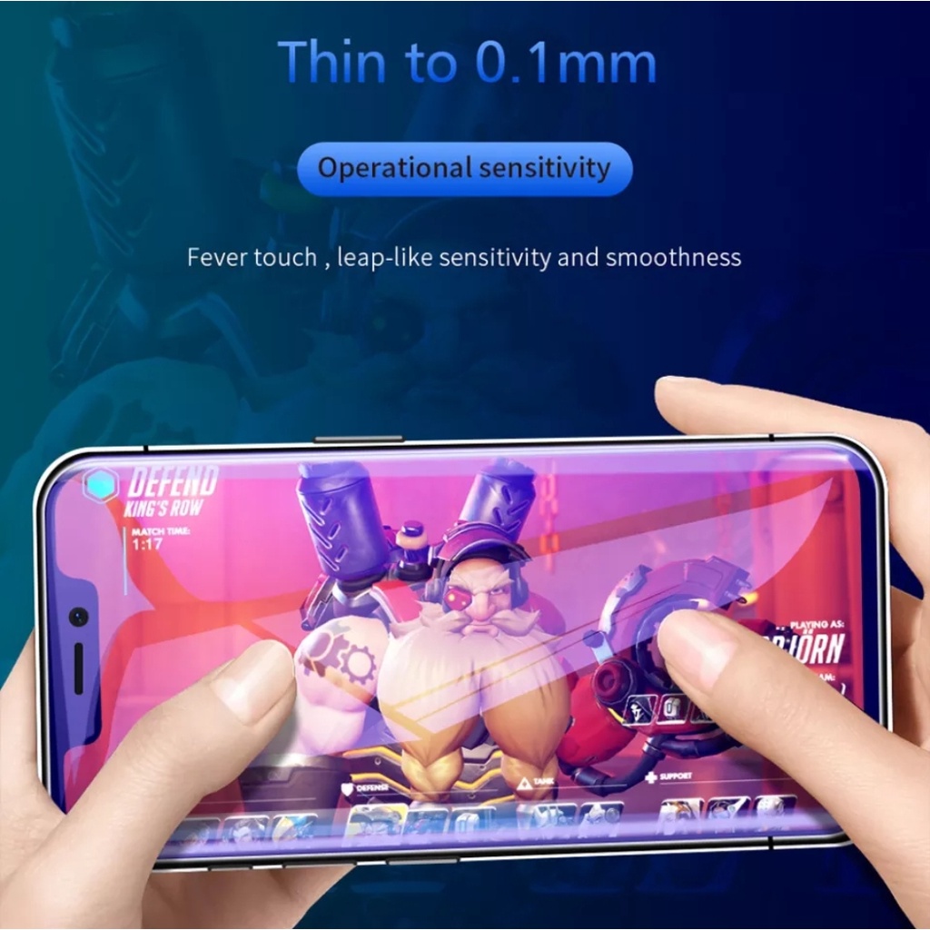 HYDROGEL Anti Blue Light Filter Eye Protection Screen Guard anti gores untuk IPHONE 14 13 12 11 PRO MAX 14 Plus 12 13 MINI X XR XS MAX 6 7 8 plus SE2 SE 3