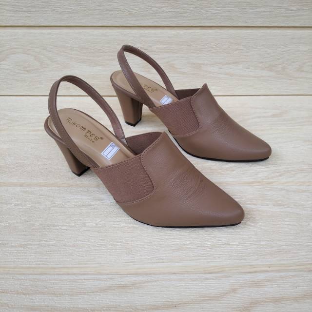  Sandal  Wanita Hak  Tahu  Tali 7 Cm RBN 01 Cherizka Shopee  