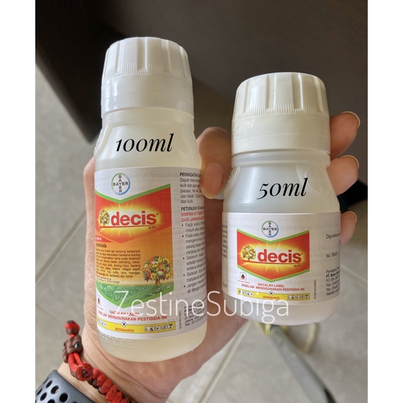 [Tani] Decis 25 EC 50ml-100ml Obat Pembasmi Hama Insektisida Bayer