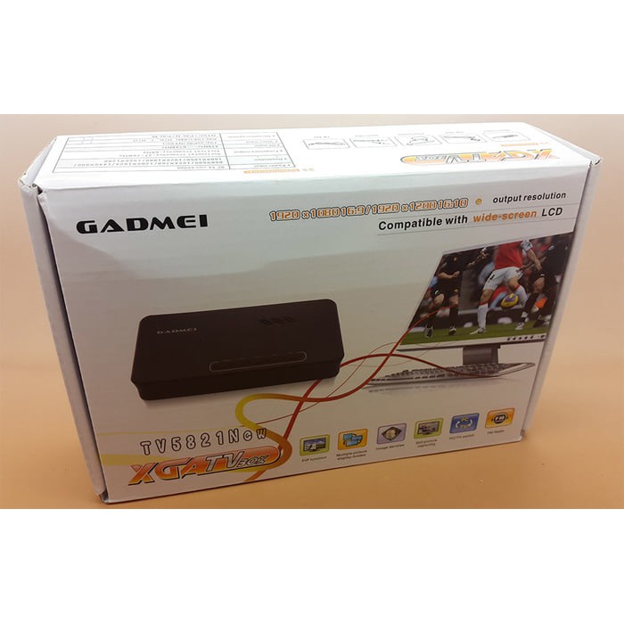 TV Tuner Gadmei 5821E NEW bisa langsung Monitor tanpa PC/CPU