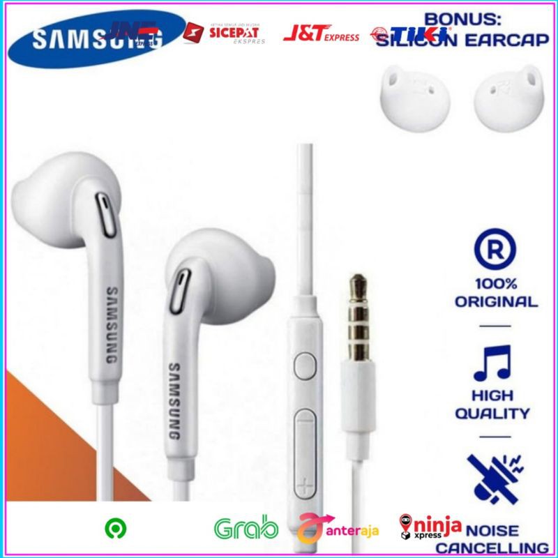 Headset Earphone Samsung Galaxy M51 ORIGINAL 100% With Mic And Volume Control