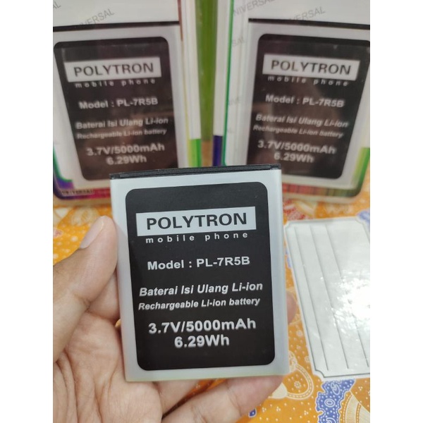 Baterai batterai battery batrai Polytron PL 7R5B original